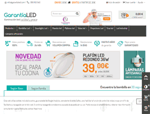 Tablet Screenshot of garantialed.com